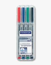Staedtler Lumocolor Marker - Wet Erase/Pen Set