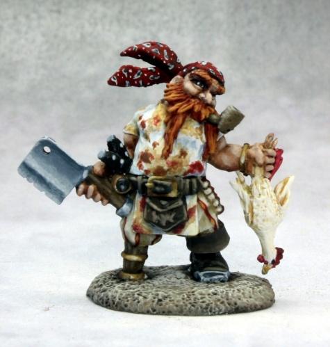 03626 Gruff Grimecleaver, Dwarf Pirate Cook