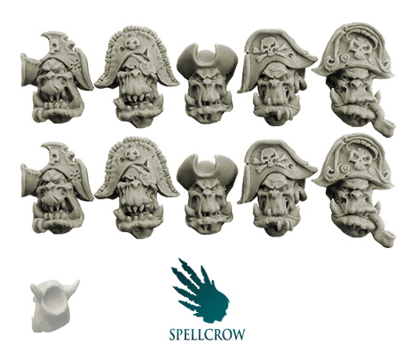Freebooters Orcs Heads (ver. 1)